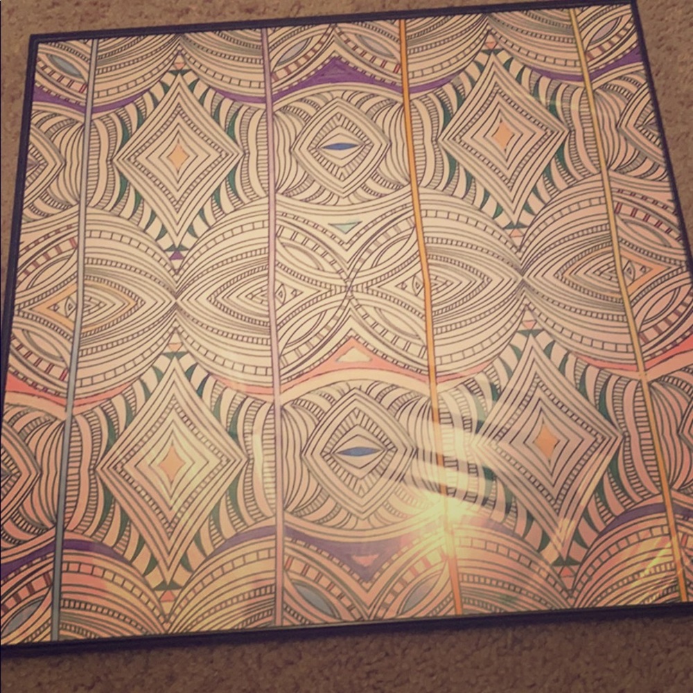 12x12 frame with pattern insert